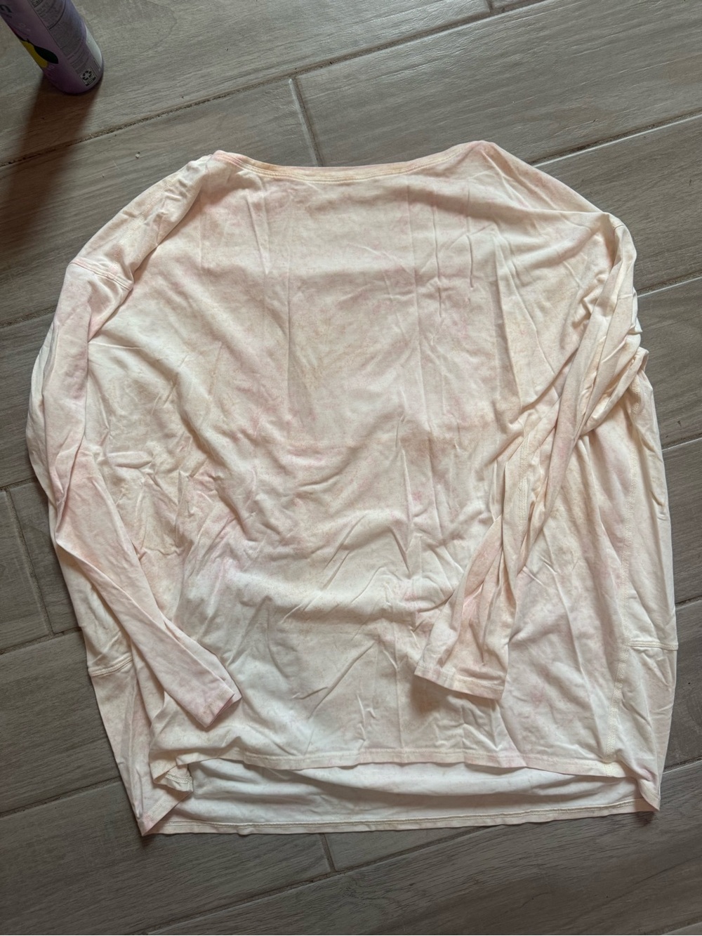 lululemon athletica Light Pink Long Sleeve Top